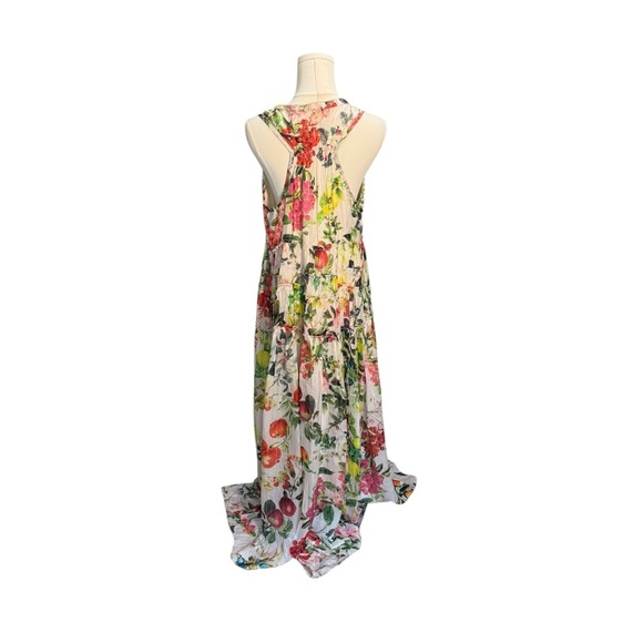 Roccoco Sand - Lulu Floral Racerback Maxi Dress Sz L - Picture 5 of 9